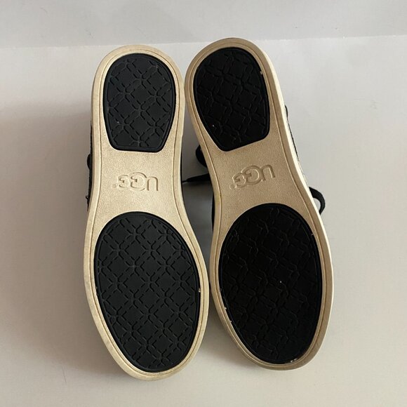 UGG Blaney Crystals Women's Black High Top Sneakers Size 7.5 1008490 Fall - Picture 10 of 15